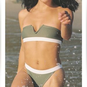 Strapless bikini top size medium